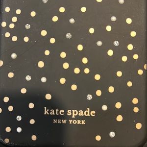 Kate Spade NY Pearl & Crystal Black and Gold Specs Phone Case IPhone 11 Pro Max